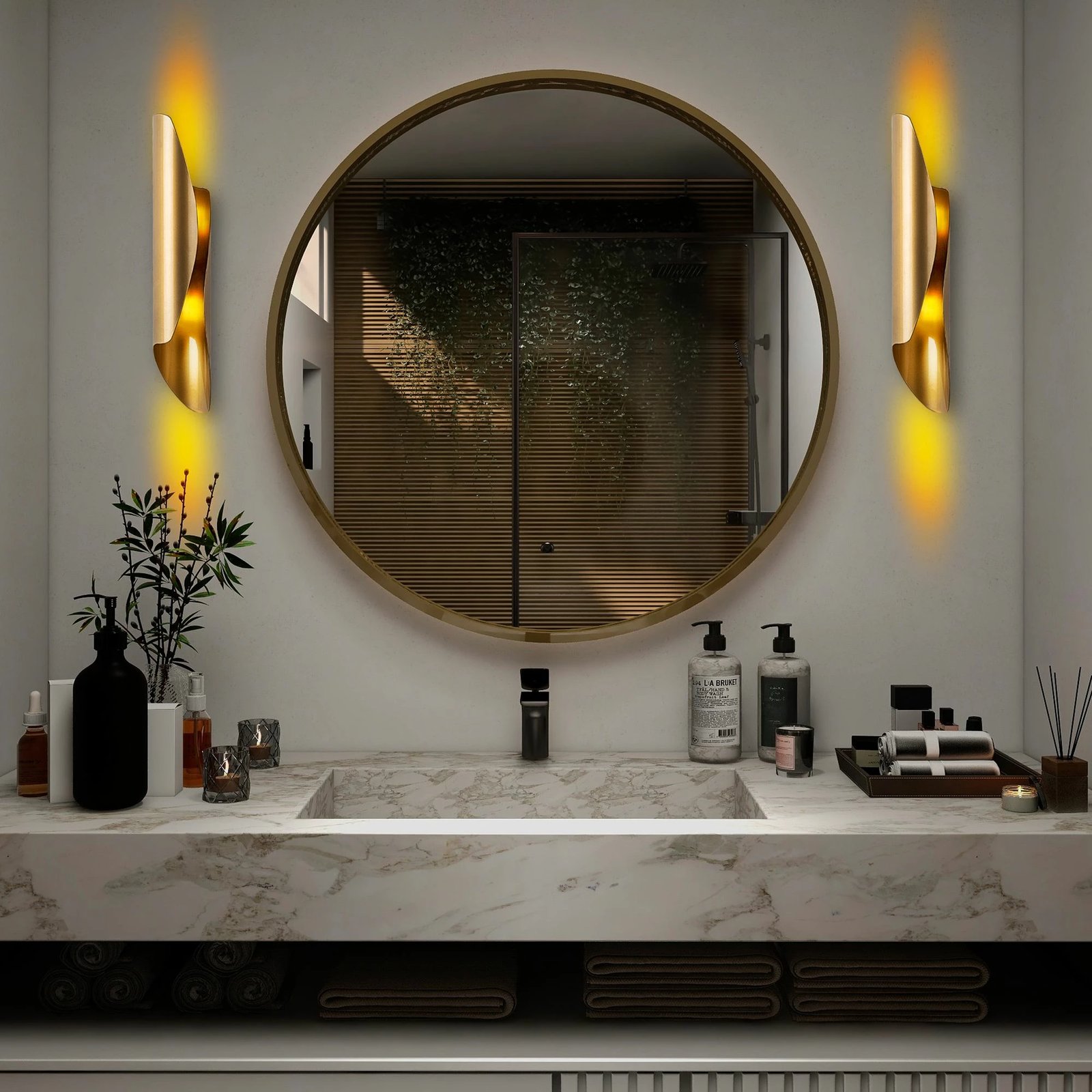 Llambë muri Opviq, Flare - 15357, ngjyrë ari