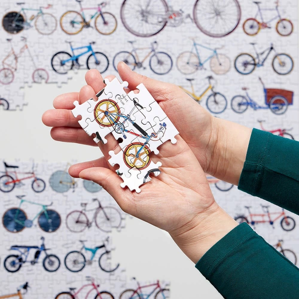 Puzzle 1000 pjesë CzuCzu Puzzlove Bicycles, 48x68cm