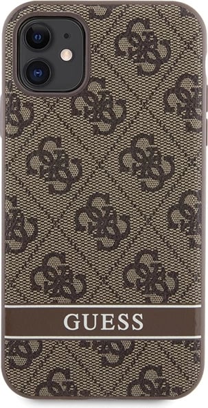 Mbështjellës Guess GUHCN61P4SNW për iPhone 11/XR, hardcase, kafe Mbështjellës Guess GUHCN61P4SNW për iPhone 11/XR, hardcase, kafe