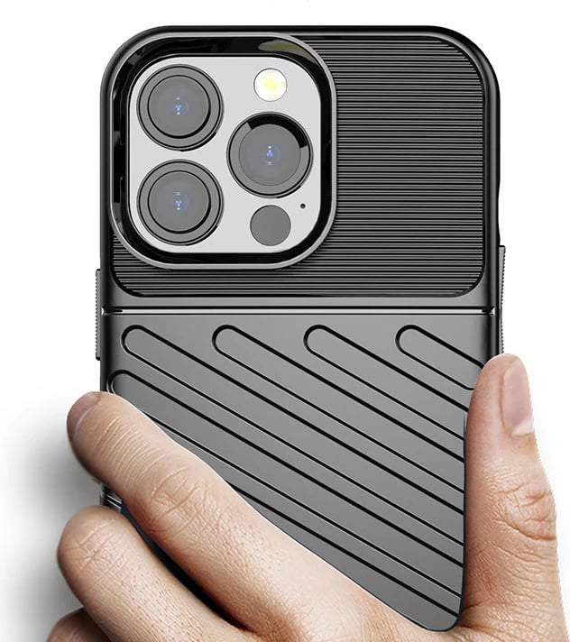 Mbështjellës Hurtel Thunder Case për iPhone 13 Pro, TPU, kaltër