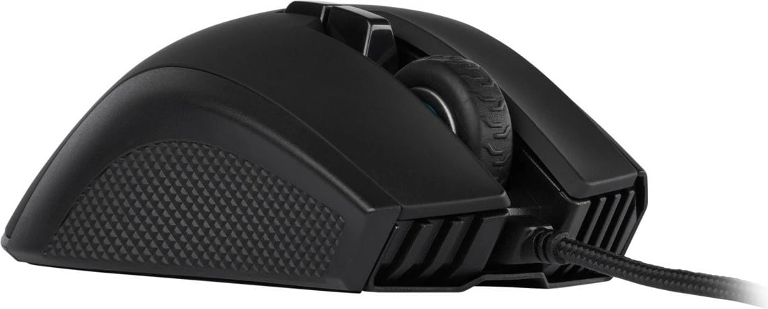 Maus gaming Corsair IRONCLAW RGB, me kabllo, 18000 DPI, i zi