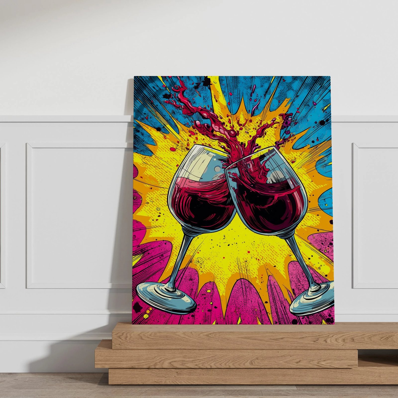 Pikturë dekorative në kanavacë, shumëngjyrëshe, Wallity ASR_CNV25-52, 50x70cm