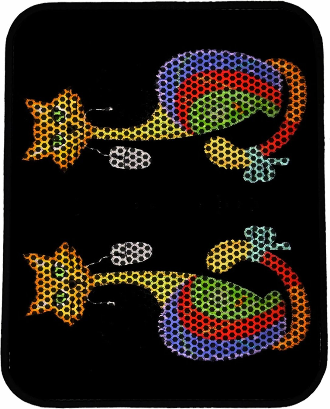 Tapet për mbeturina të maceve, shumëngjyrësh, Paws & Whiskers, Nrszn0128, 45x60cm