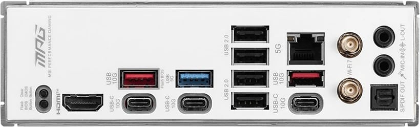 Pllakë amë MSI MPG B850 EDGE TI WIFI, Socket AM5, ATX, Bardhë