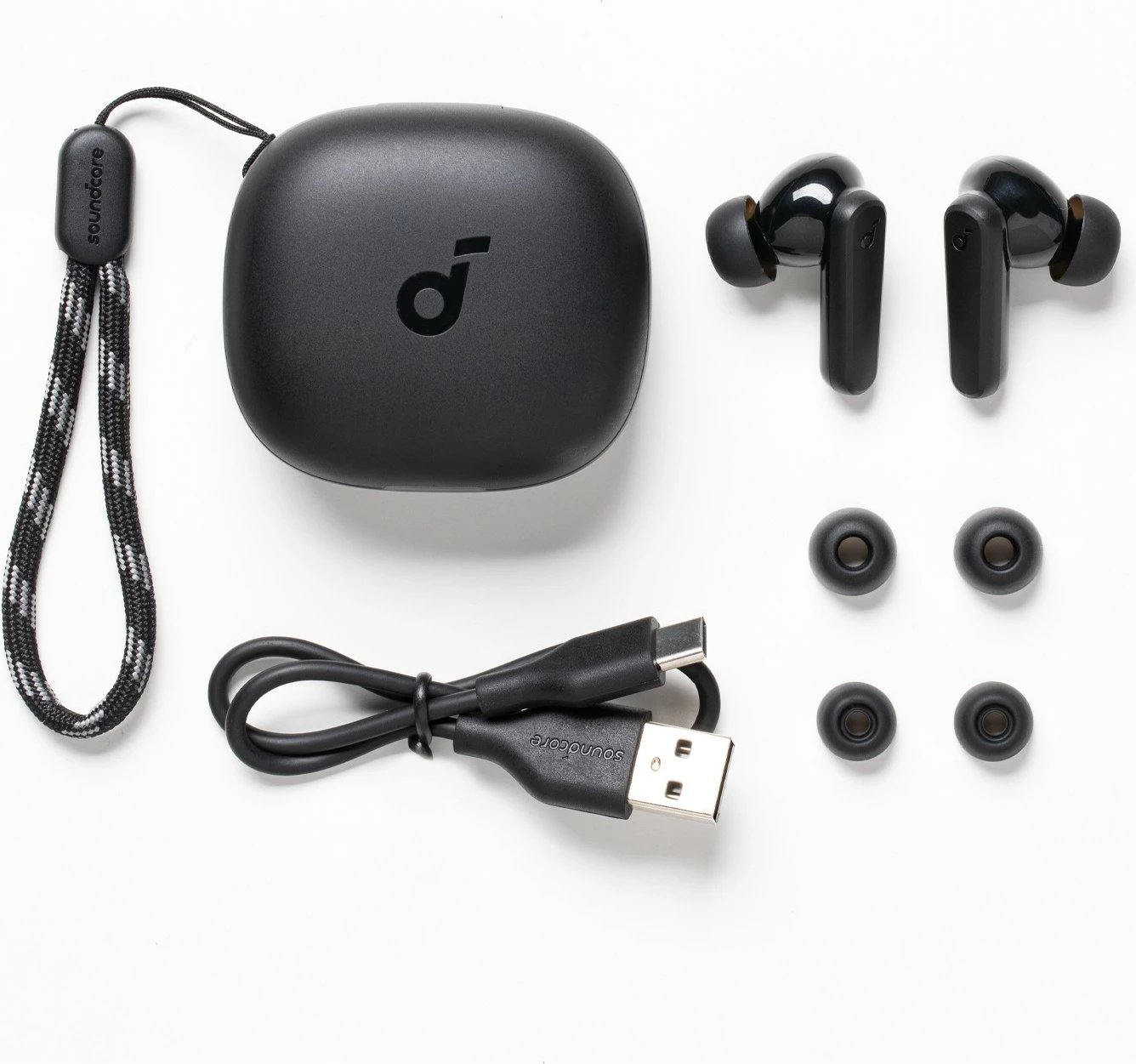 Kufje Anker R50i, True Wireless Stereo (TWS), Traveling/Gaming/Sports, Ngjyrë e zezë