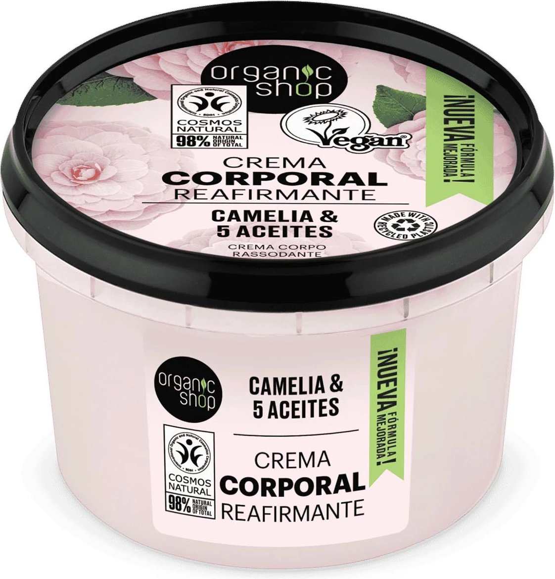 Krem trupi për të dy gjinitë Organic Shop Camelia Japoneze, 250ml