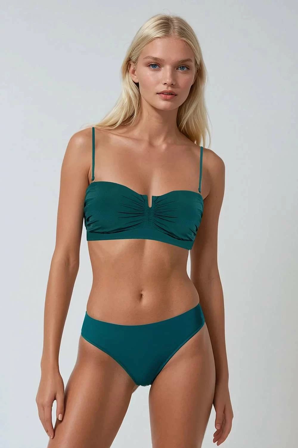 Set bikini dy pjesësh, Jumeon Delma, ngjyrë e gjelbër