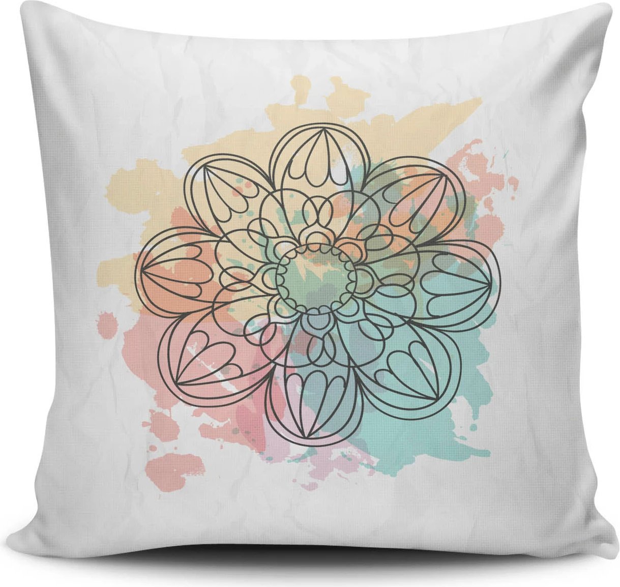 Jastëk dekorativ Aberto Design, NKRLNT-332, shumëngjyrësh, 43x43cm