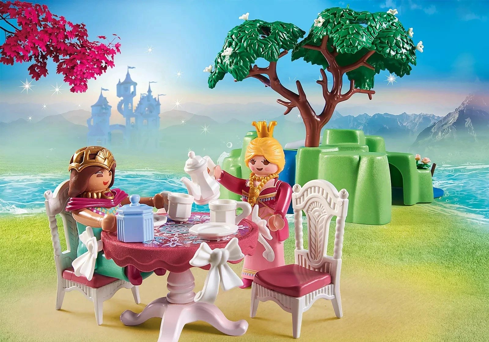 Set lodrash Playmobil Princess Magic 70961, picnic me këlysh kali dhe aksesorë, 74 pjesë
