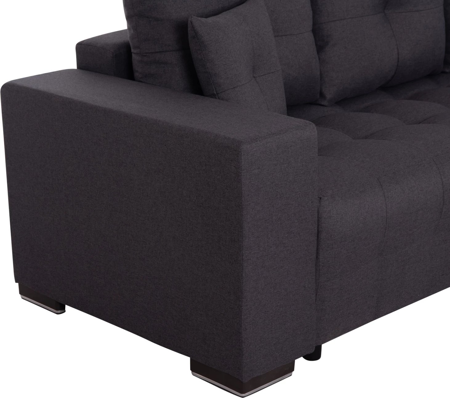 Kënd-sofë me hapësirë për gjëra, ngjyrë gri, TRENDSTON FH3302.01R, 298x177x95cm