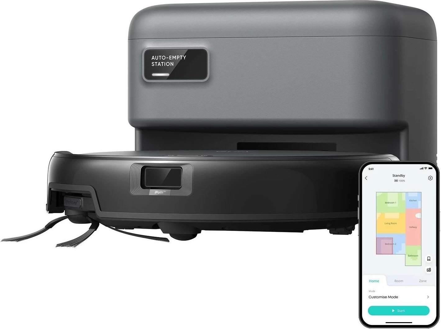 Robot fshesë Eufy C10, i zi