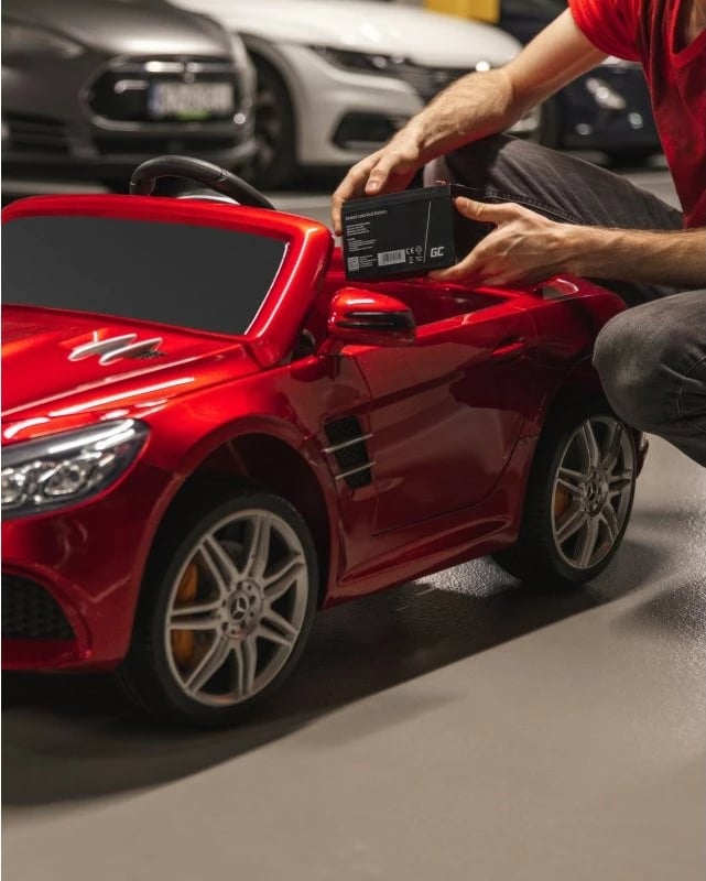 Bateri AGM VRLA plumb-acid e mbyllur, Green Cell, AGM37, 4V 4Ah, e zezë