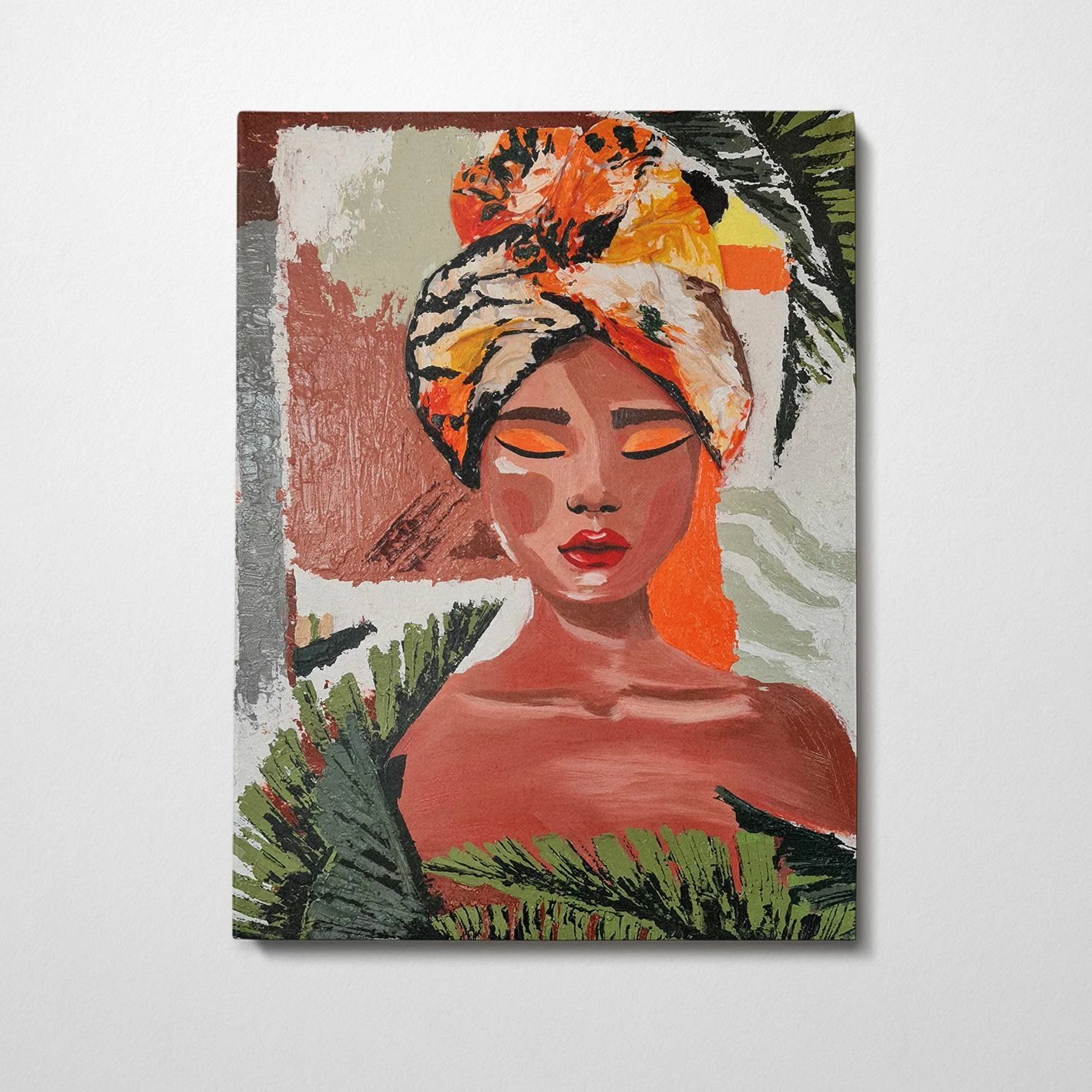 Pikturë dekorative me vaj, Wallity, OPL1962078325, shumëngjyrëshe, 50x70cm