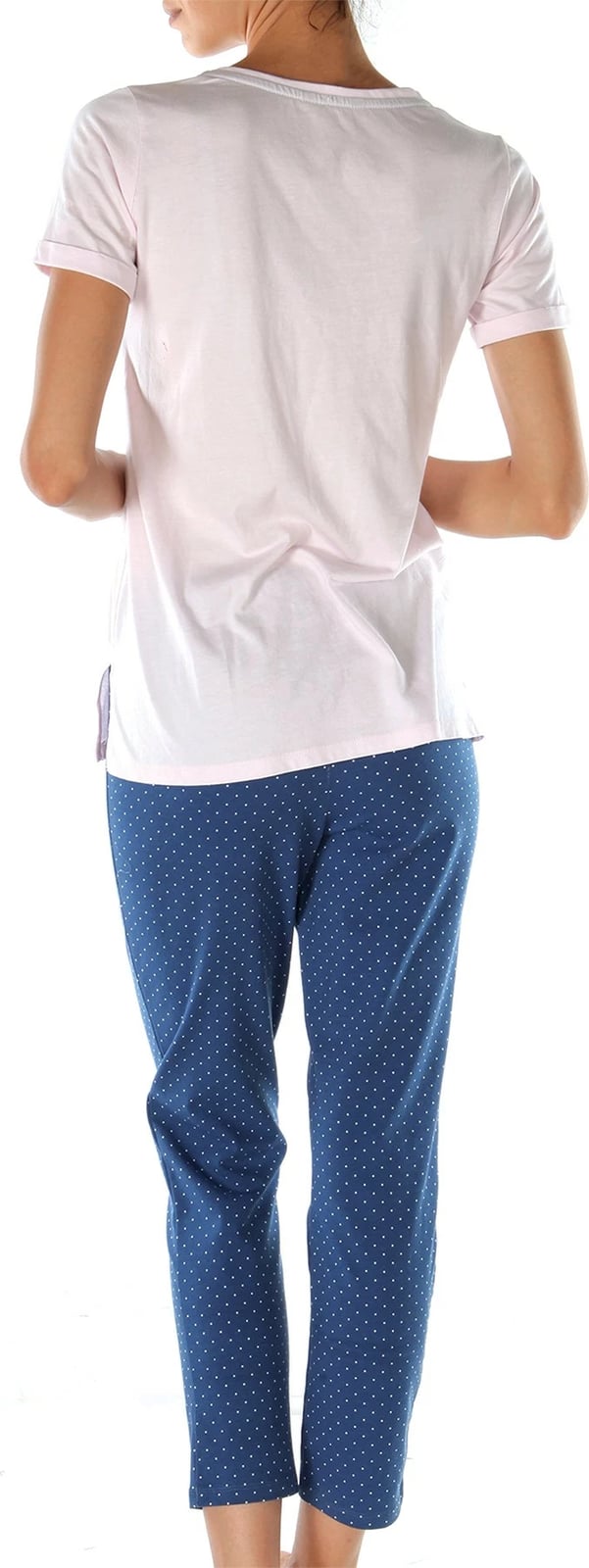 Set pizhamash për gra, ngjyrë rozë, Jumeon, 002-000222