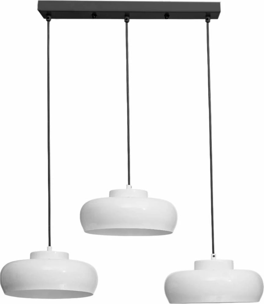 Llambë tavani Opviq, 9031-5, metalike, e bardhë dhe e zezë