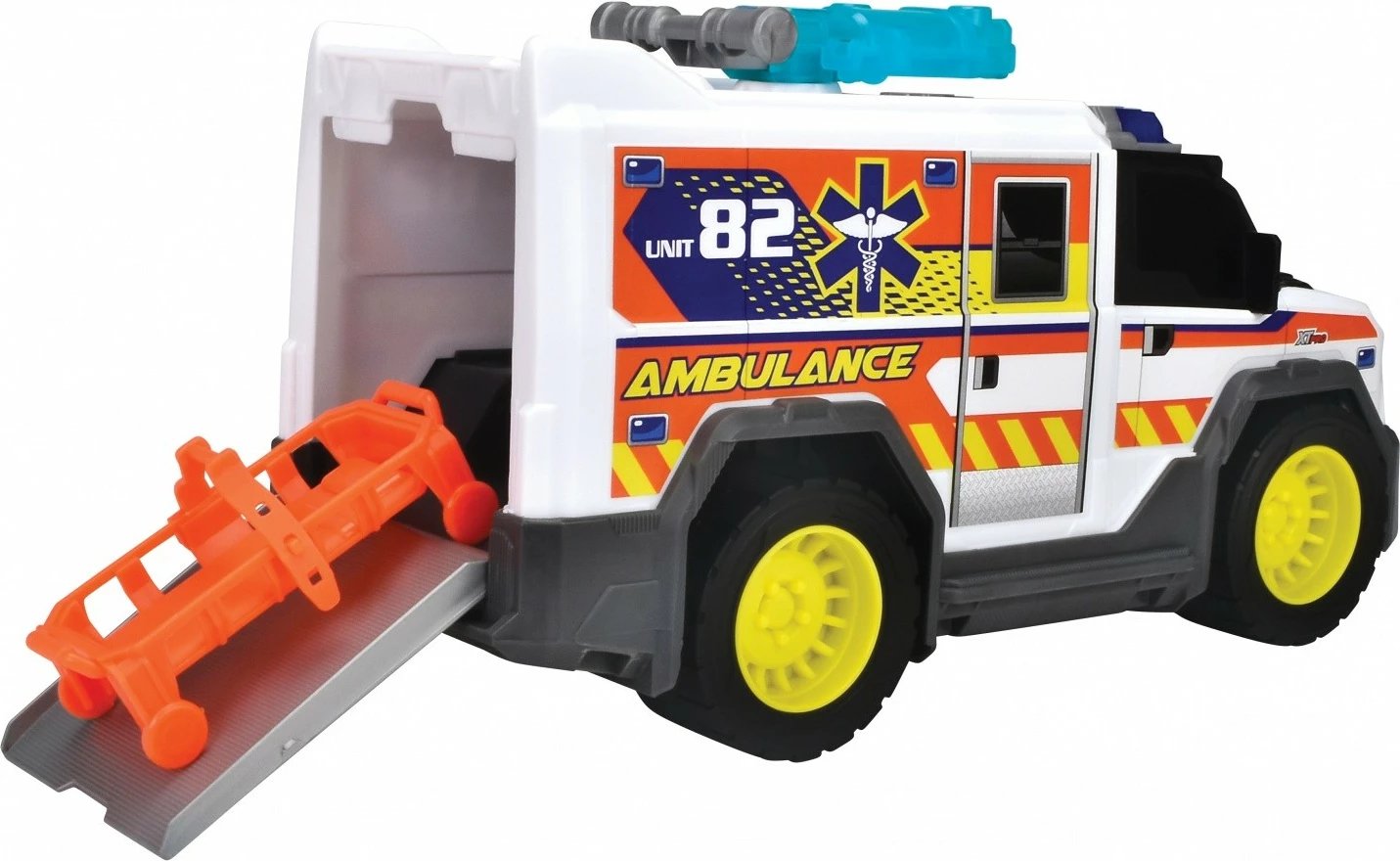 Lodër ambulancë Dickie A.S., 30 cm, shumëngjyrëshe