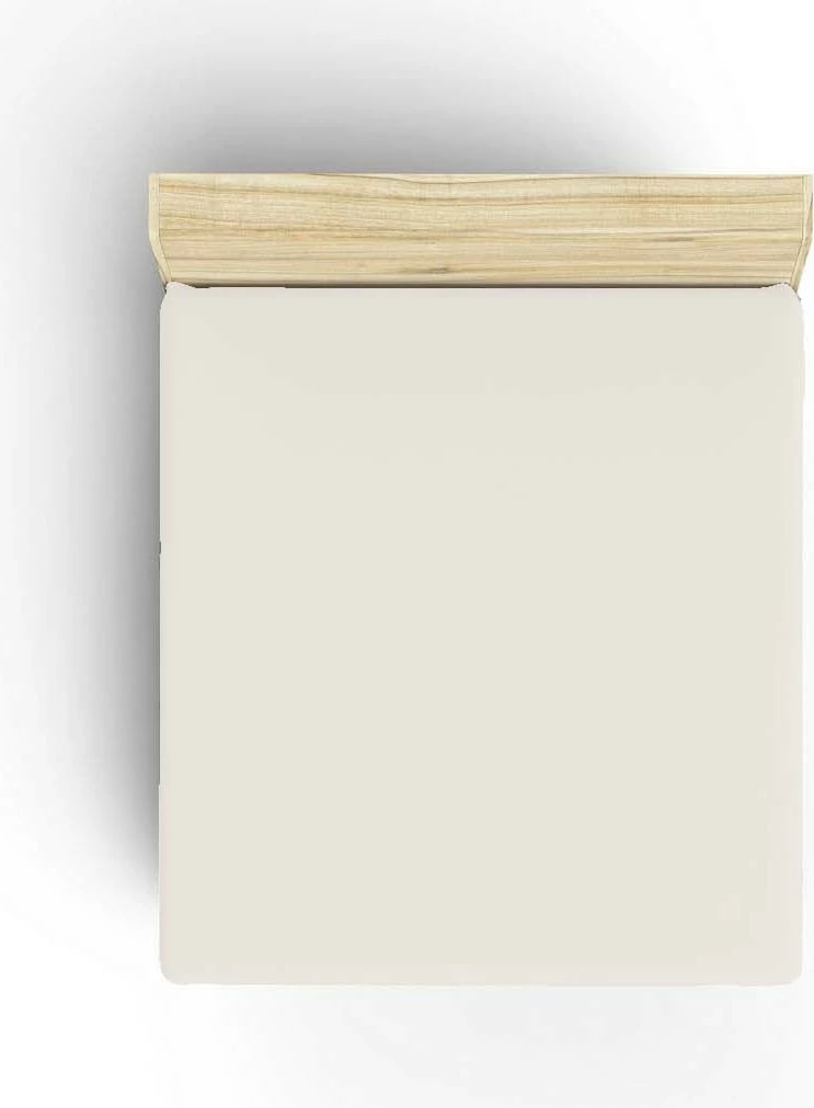 Çarçaf i madh i vetem, ngjyrë krem, L'essentiel, Ranforce