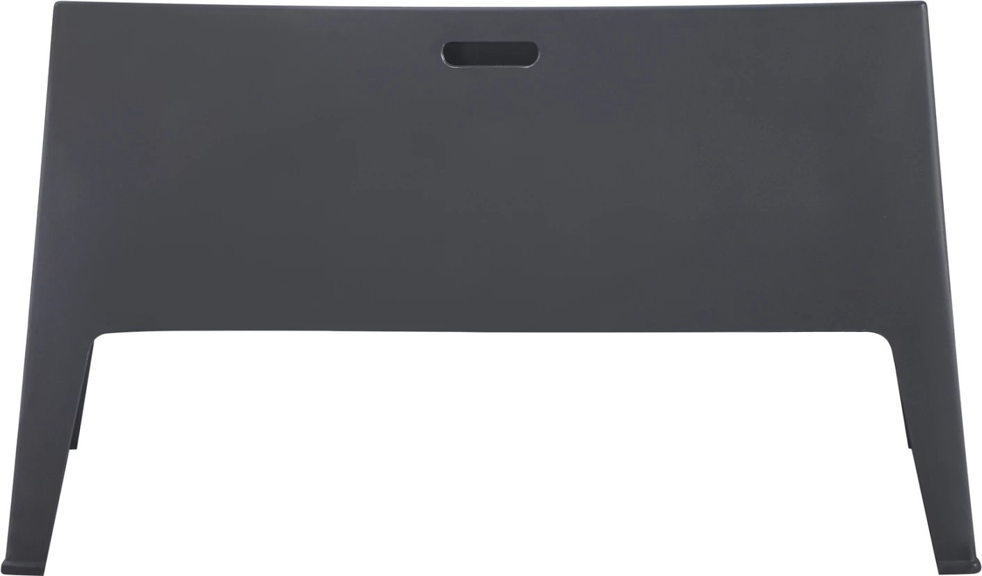 Divan i jashtëm dy vendësh, polipropilen, ngjyrë gri, SLEEK FH6366.10, 118x48.5x73cm