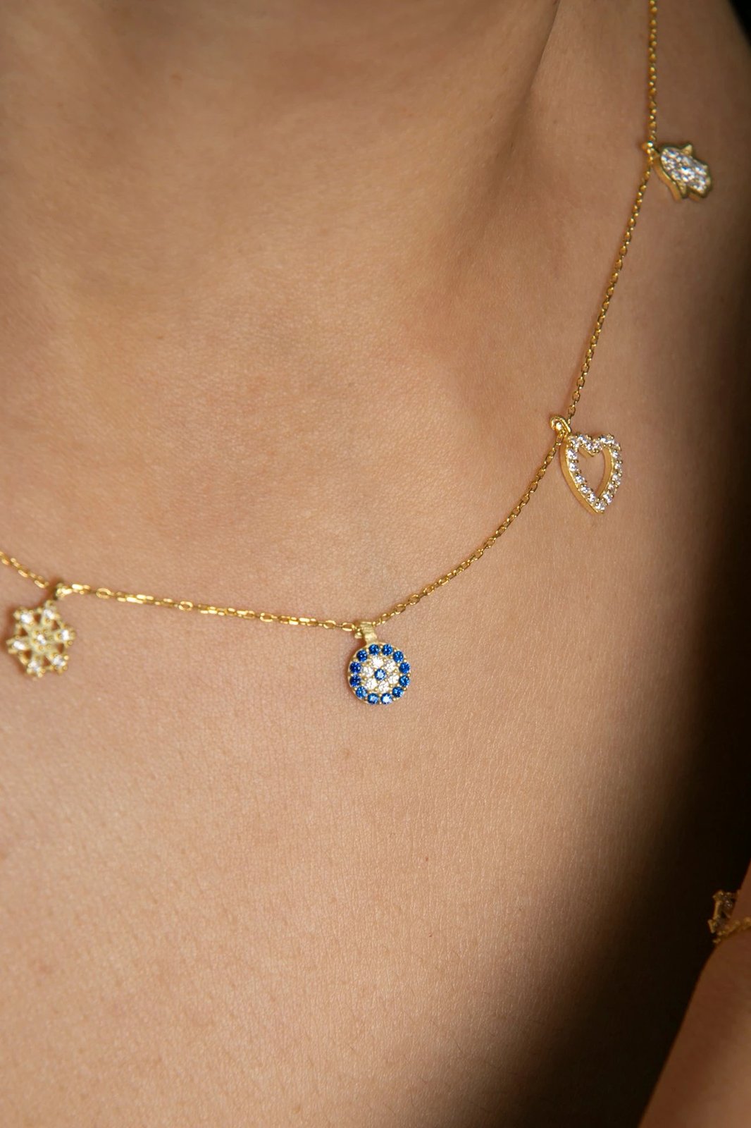 Set varëse dhe byzylyk argjendi, ngjyrë ari, Elika Silver, ELKSLVR7384A Set varëse dhe byzylyk argjendi, ngjyrë ari, Elika Silver, ELKSLVR7384A