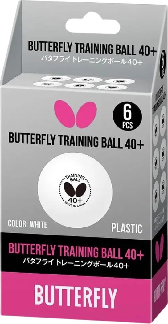 Topa pingpongu Butterfly, të bardhë