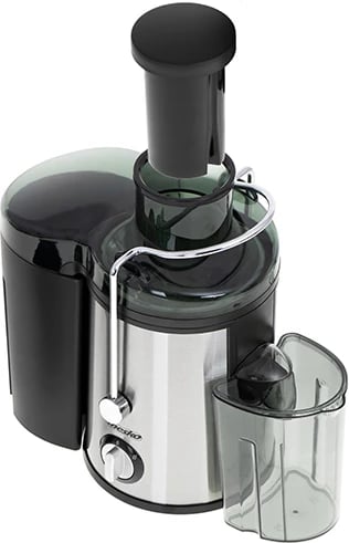 Shtrydhëse frutash, Adler, MS 4126, 600W, depozitë lëngu 0.45L, kolektor tul 1.5L, inox + e zezë