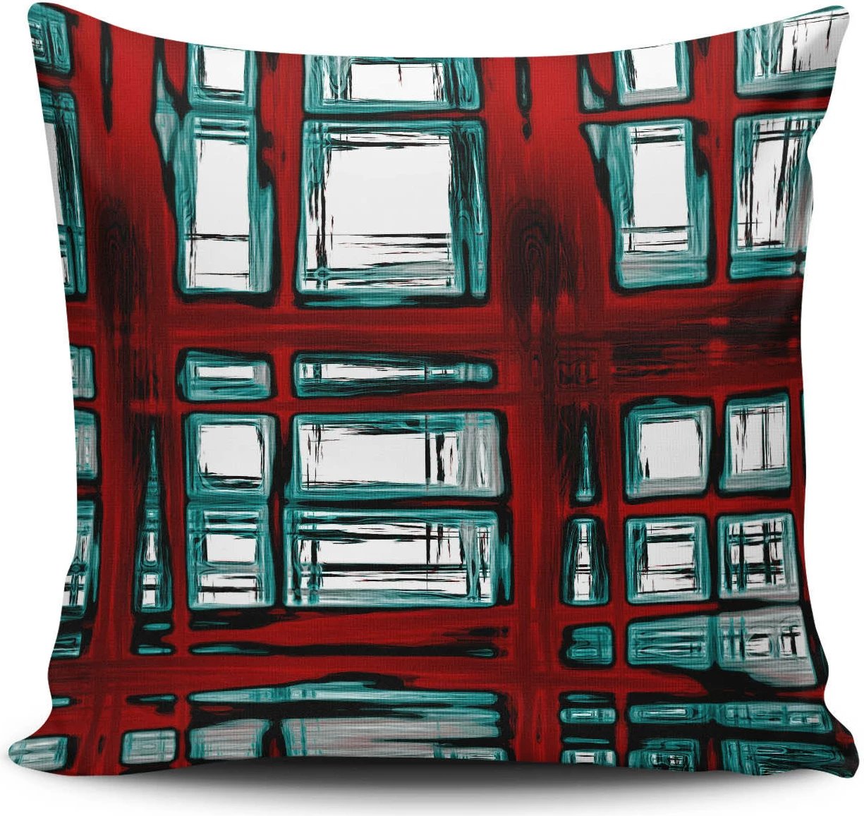 Jastëkë mbulesë Aberto Design, NKLF-173, shumëngjyrëshe, 43x43cm