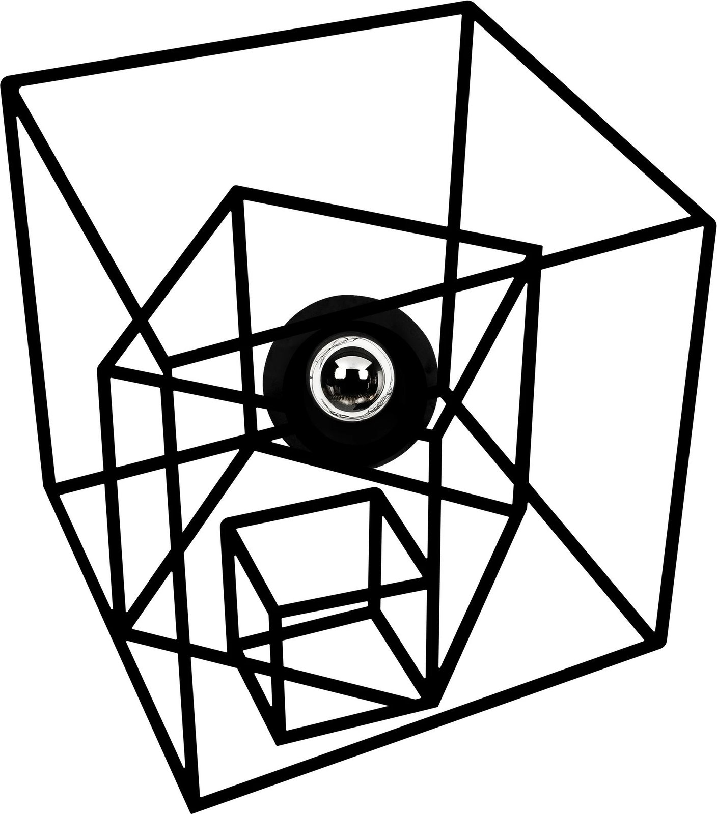 Llambë muri Opviq, W-055, ngjyrë e zezë, dizajn modern Llambë muri Opviq, W-055, ngjyrë e zezë, dizajn modern