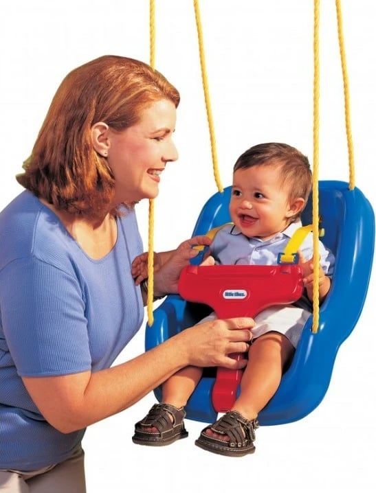 Lëkundës Little Tikes Deep Swing 2-in-1, për fëmijë, Kaltër