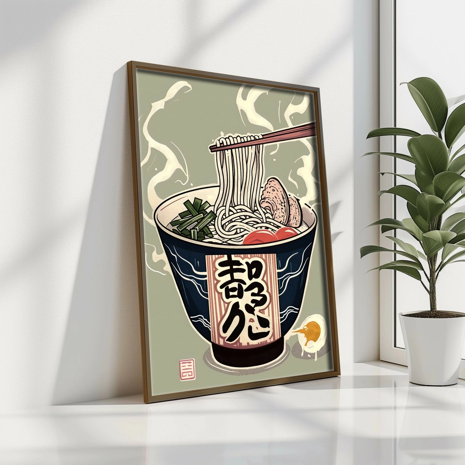 Pikturë dekorative me kornizë MDF, Wallity, GE208-L