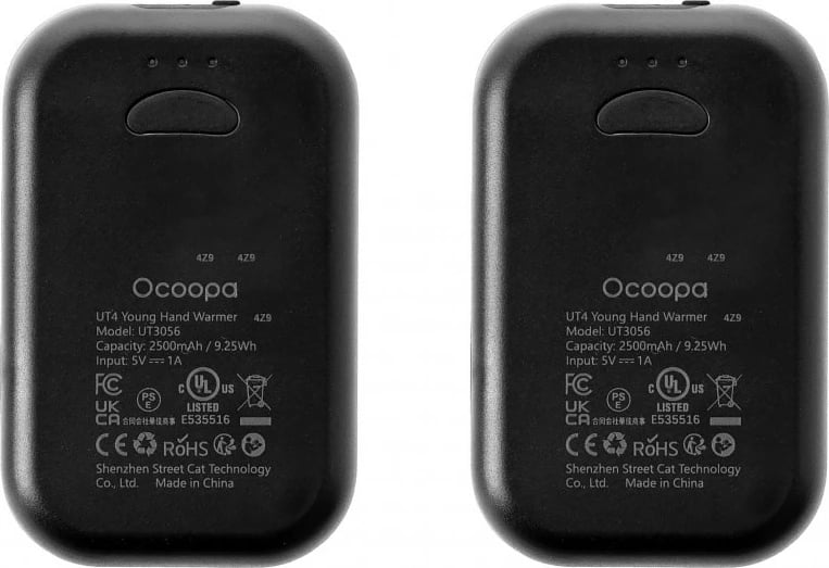 Ngrohës dore elektrik Ocoopa UT4, 5000 mAh, alumini, portokalli/zi