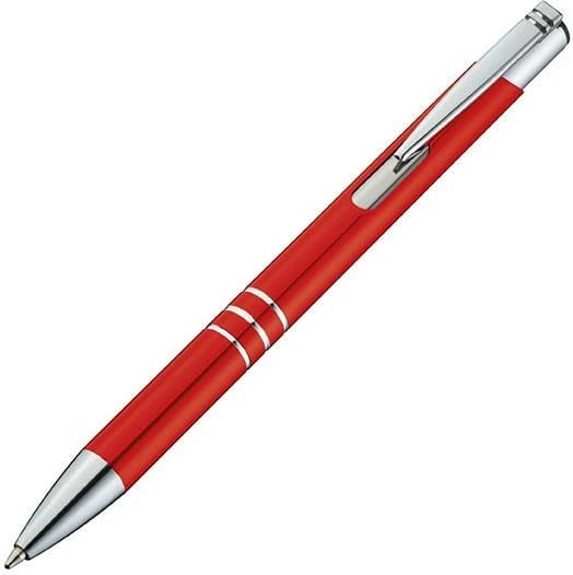 Stilolaps metalik MACMA 23080-02, i kuq me detaje argjendi