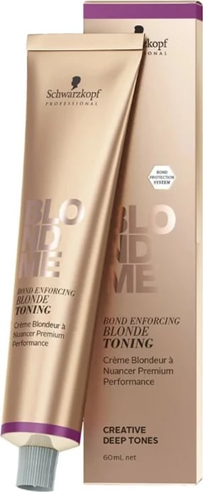 Ngjyrë për flokë Schwarzkopf Blondme Blonde Toning Deep Chestnut 60ml