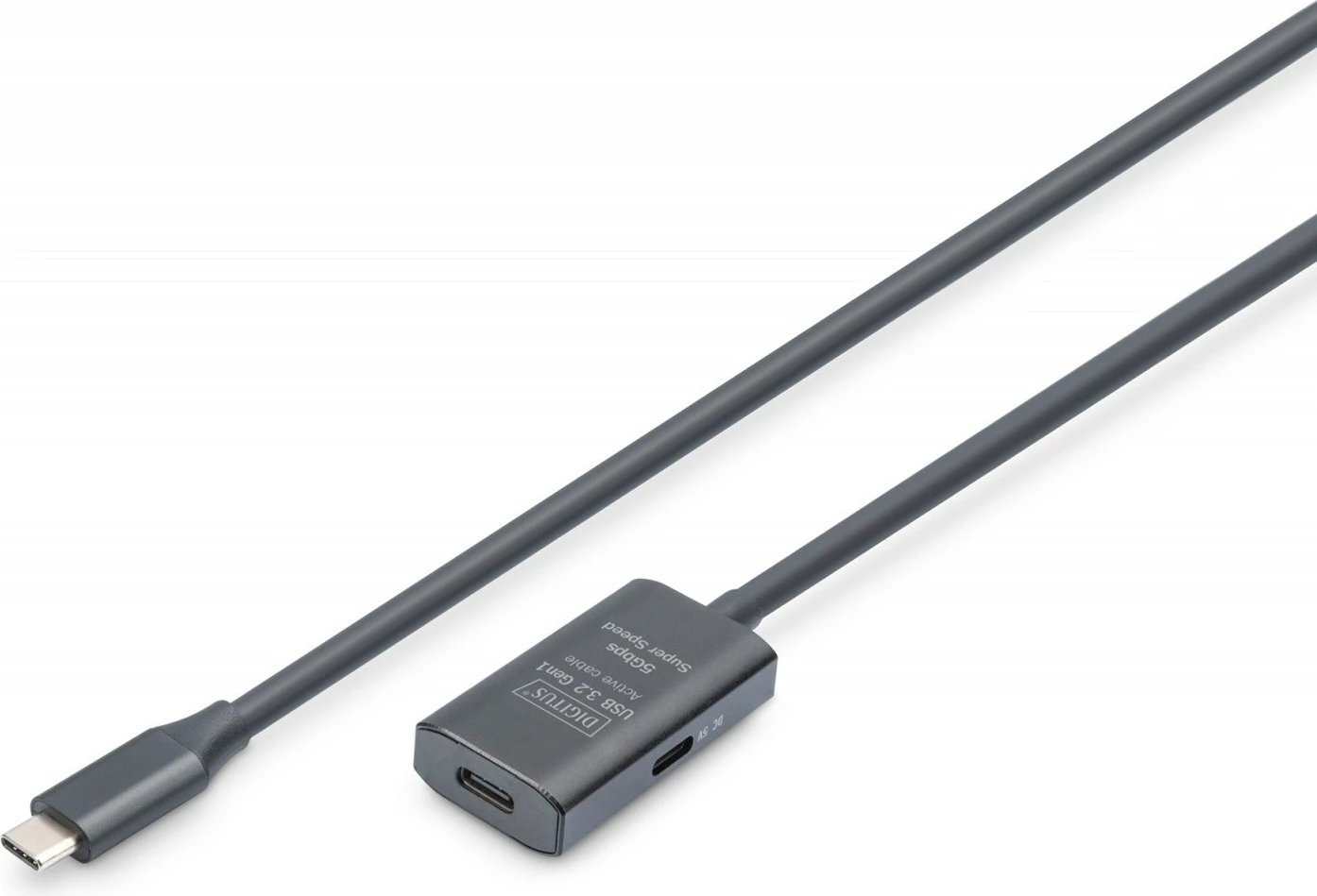 Kabllo zgjatuese aktive USB-C Digitus DA-73108, 5m, e zezë