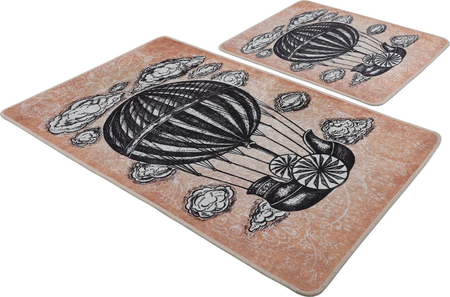 Set tapetash për banjo (2 copë), Mijölnir, Propeller, verdhë, e zezë, e bardhë