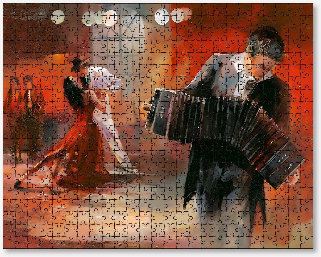 Puzzle 1000 copë, Evila Originals, shumëngjyrësh, PZL_026_1000