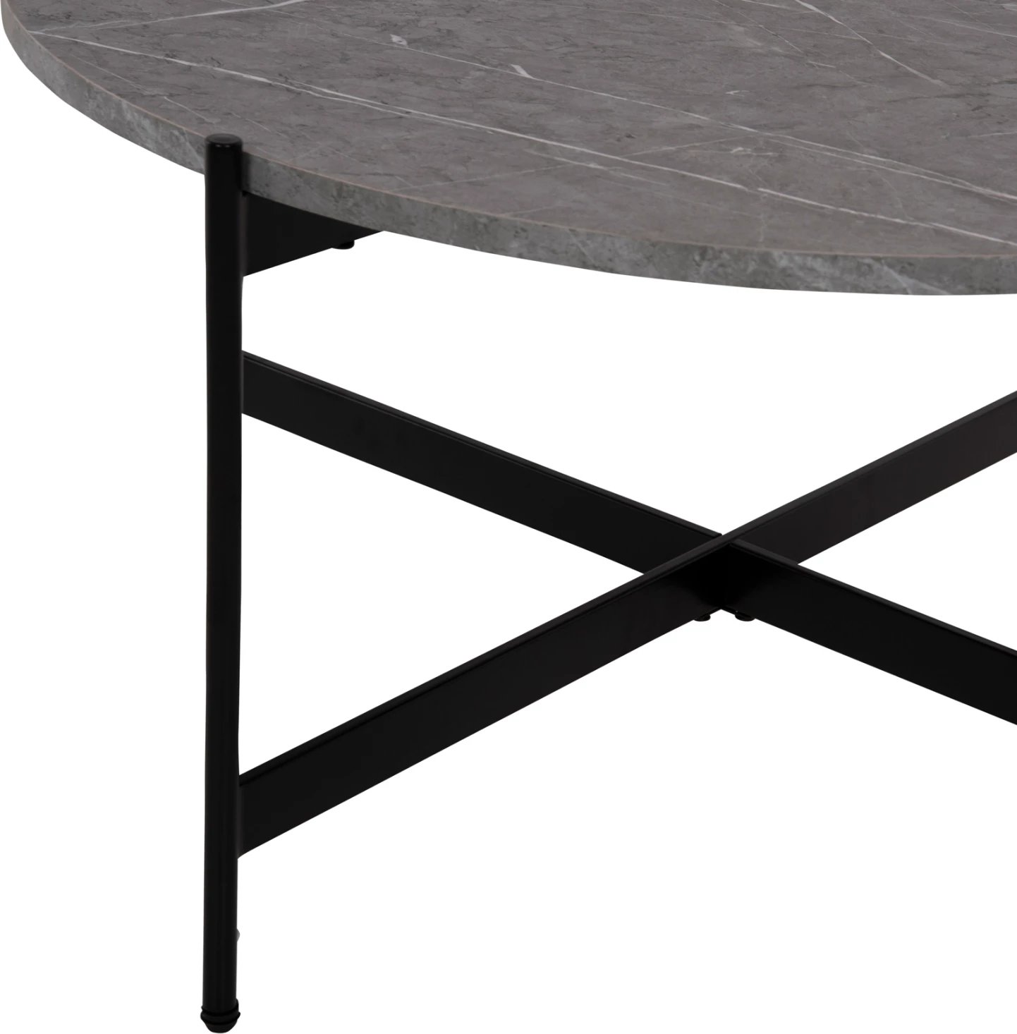 Tavolinë kafeje FH9588.02, sipërfaqe tavoline mermer gri, bazë metalike e zezë, Φ80x45H cm Tavolinë kafeje FH9588.02, sipërfaqe tavoline mermer gri, bazë metalike e zezë, Φ80x45H cm