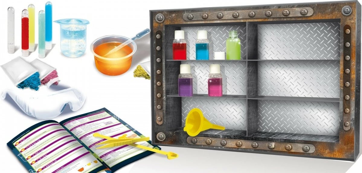 Set shkencor Lisciani I'm a Genius Science Kit, 150 eksperimente kimike