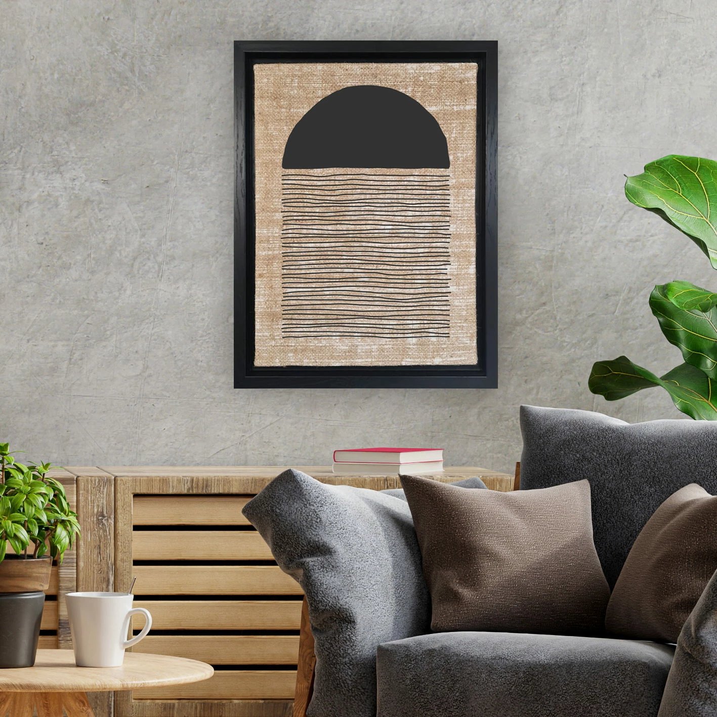 Pikturë dekorative në kanavacë, shumëngjyrëshe, Wallity, LSJ17893327824, 36x46cm