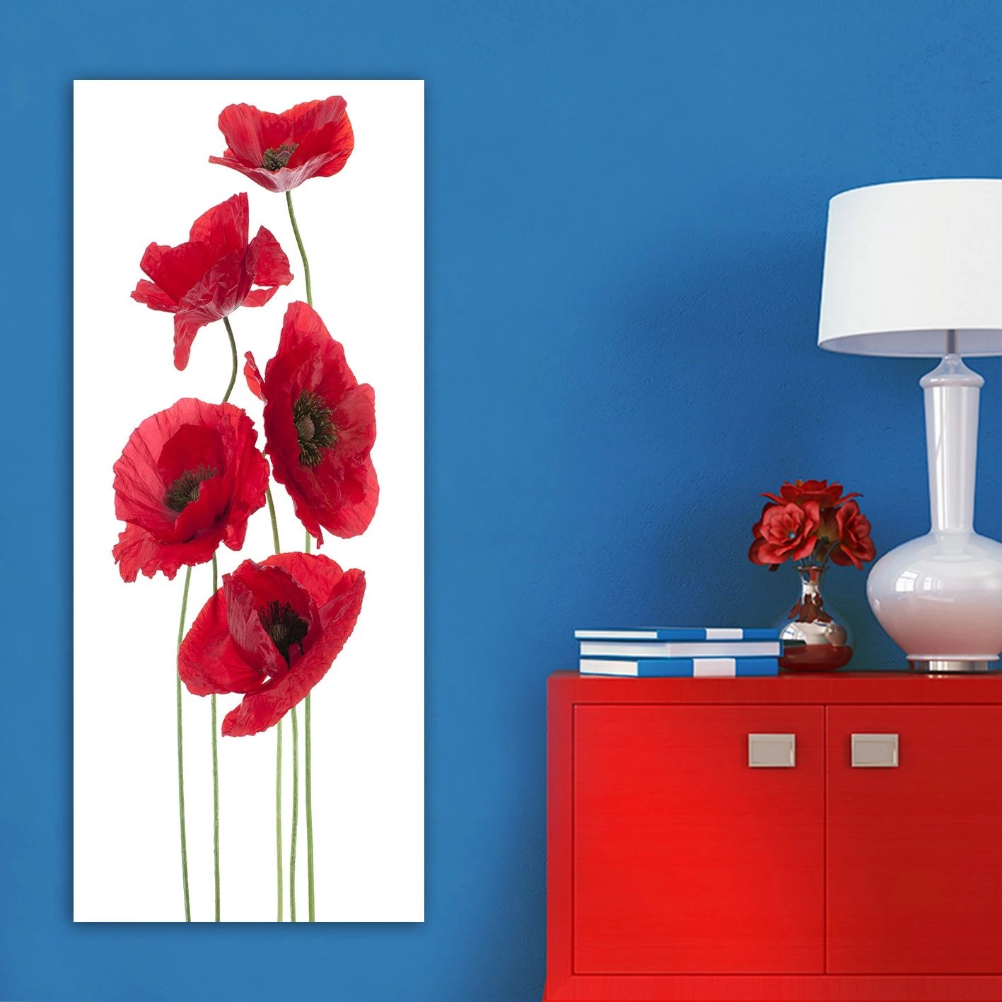 Pikturë dekorative në kanavacë, shumëngjyrëshe, DKY128322_50120, 50x120cm