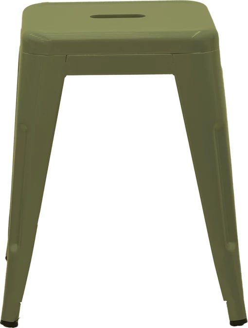 Karrige për bar Utopia, metal, ngjyrë ulliri e errët, 30x30x45cm