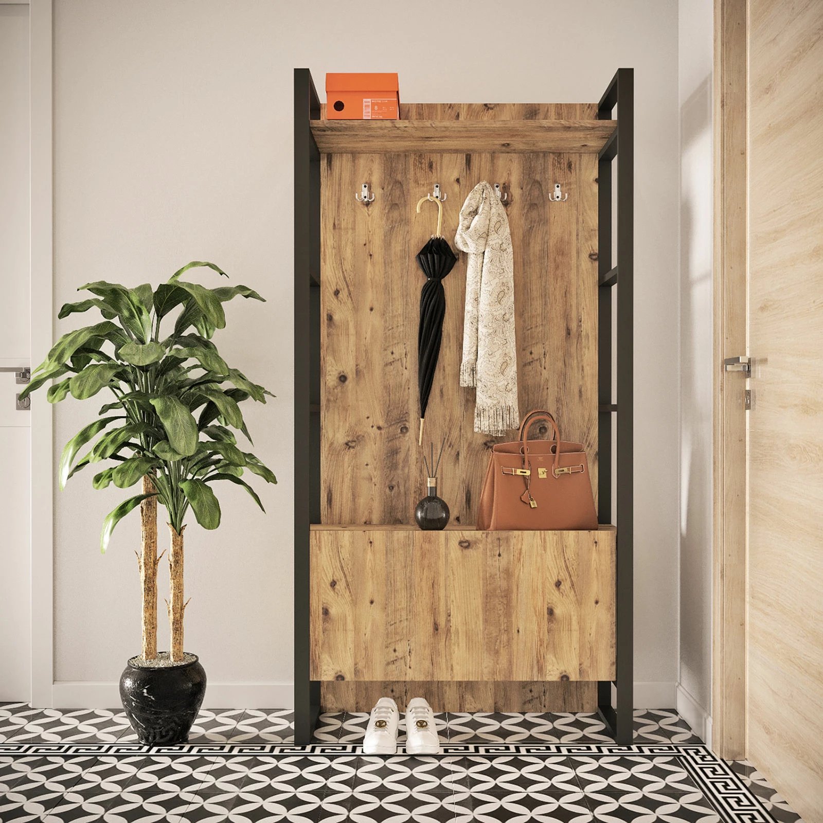 Stendë korridori Hanah Home, ngjyrë Atlantic Pine, Ml13-A