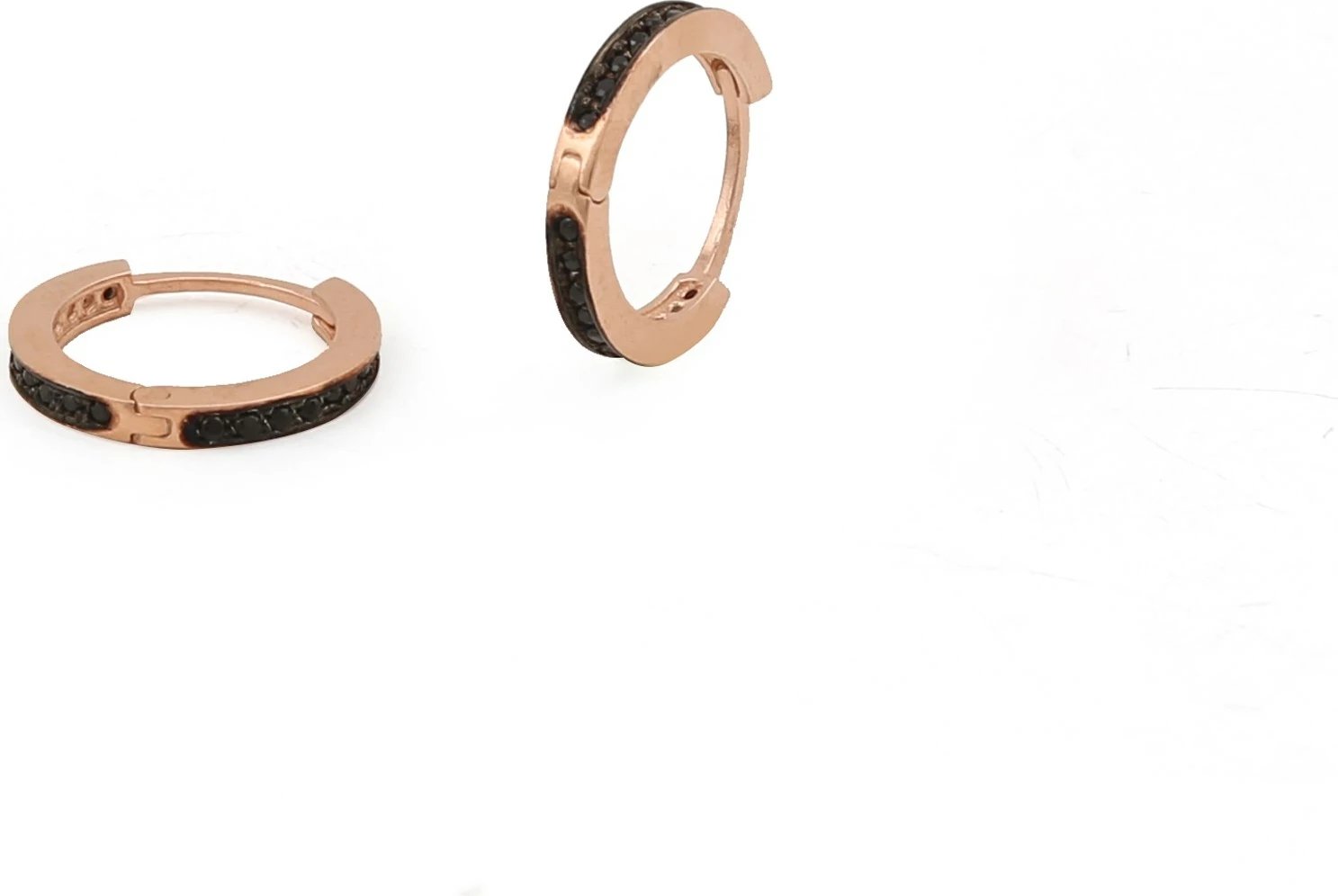 Vathë argjendi Jumeon, rozë e zezë, 10882SIYAH