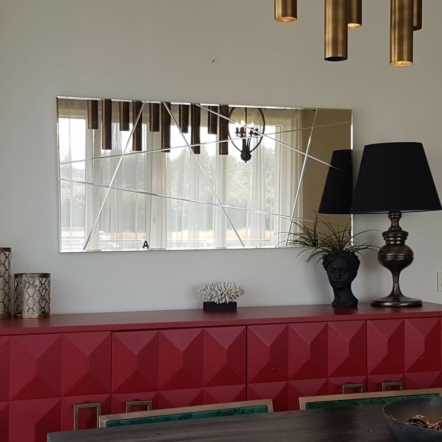 Pasqyrë Hanah Home, bronz, NSTLA309y