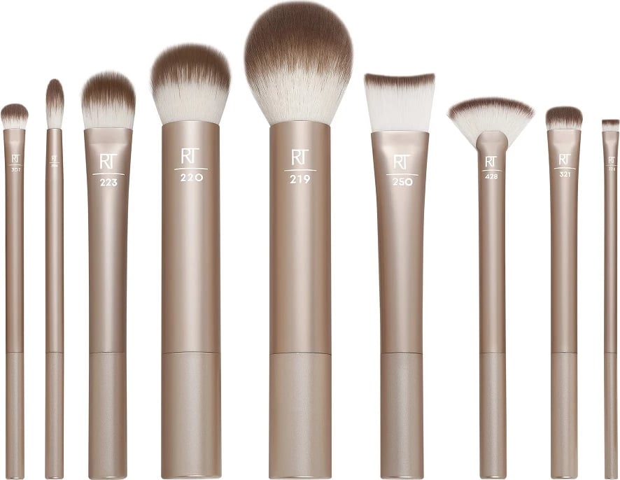 Set brushash për grim Real Techniques Au Naturale për femra 9 copë