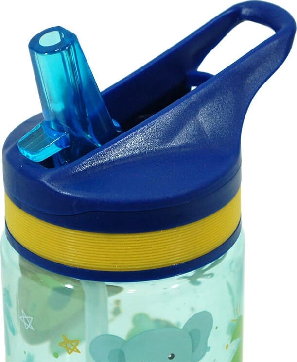 Bidon uji KiDS Licensing Jungle KL11262, 400 ml, me pipëz dhe dorezë
