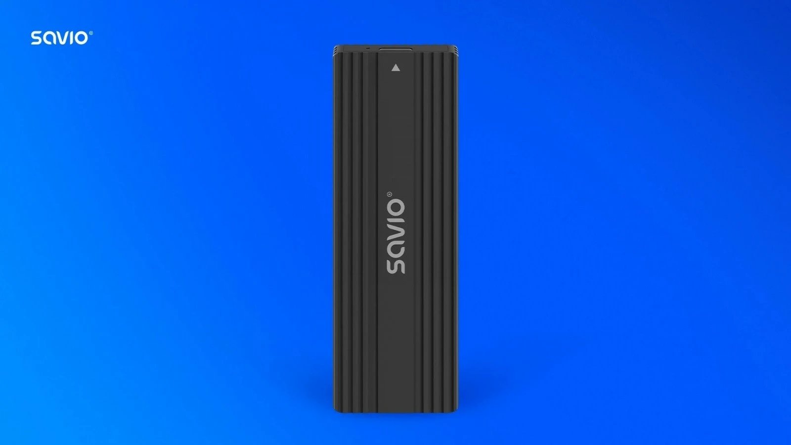 Kasë e jashtme për M.2 SSD, Savio, AK-84, NVMe & SATA (NGFF), USB 3.1 Gen 2 10 Gb/s, formate 2230/2242/2260/2280, e zezë