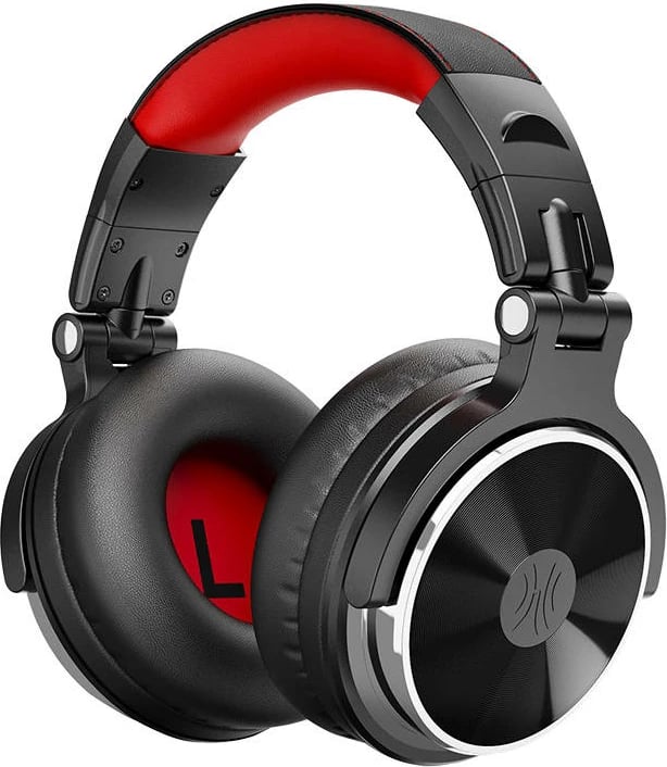 Kufje me tela OneOdio Pro10, Over-ear, të kuqe