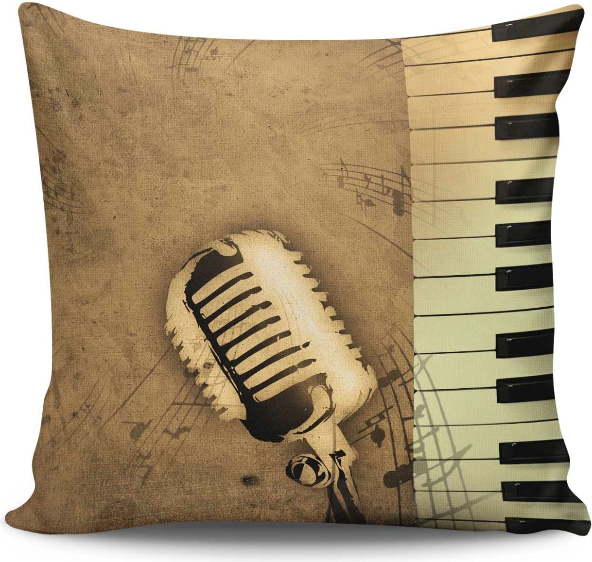 Jastëk dekorativ Aberto Design, NKRLNT-107, shumëngjyrësh, 43x43cm