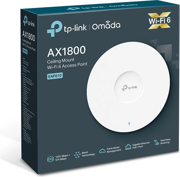 Access point TP-LINK EAP610 AX1800, i bardhë