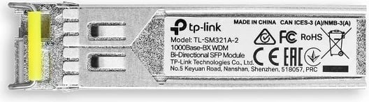 Modul transceiver rrjeti TP-Link TL-SM321A, Fiber optic, 1250 Mbit/s, SFP